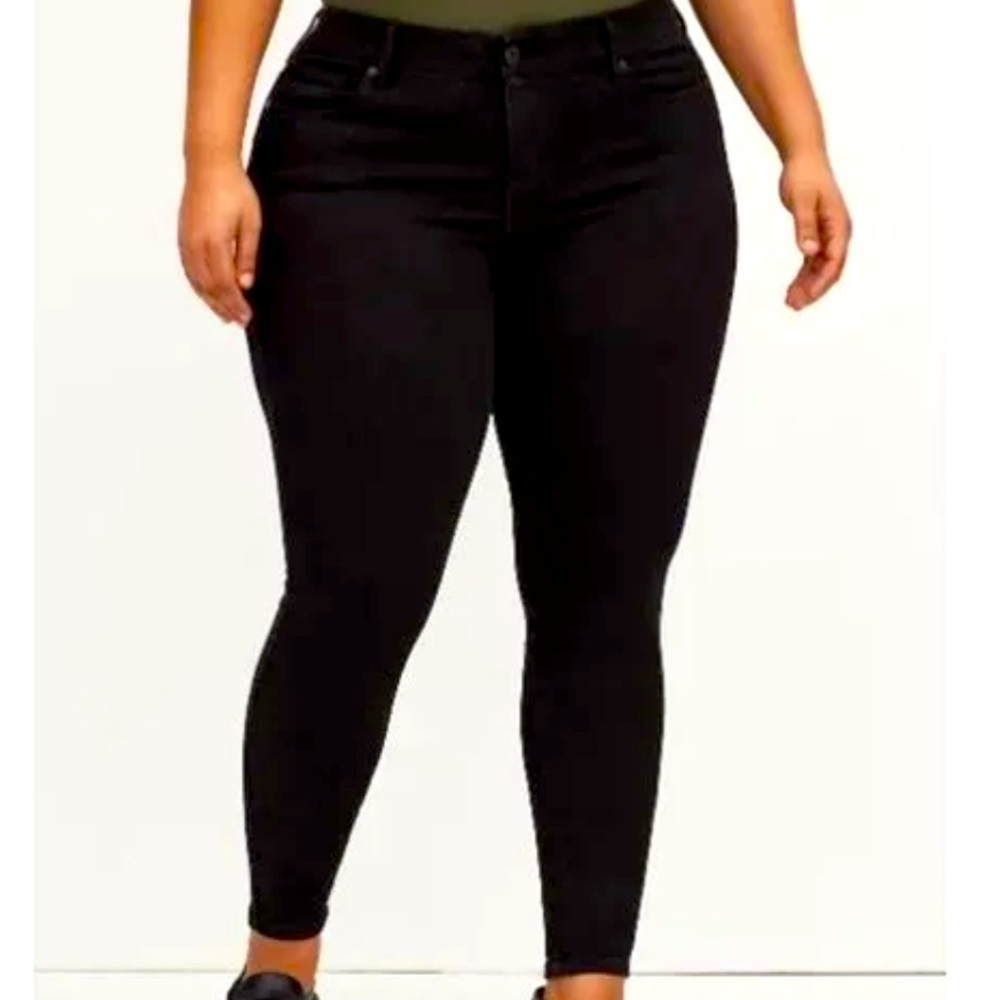 Torrid Denim Jegging Skinny Super Soft High Rise Black Jeans Plus Size 22S